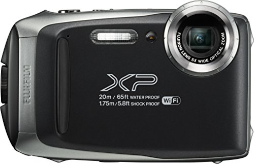 Fujifilm finepix xp130 cámara acuática de 3" (wi-fi, estabilizador óptico, Video Full HD, Bluetooth, 16.4 MP) Color Dark Silver.