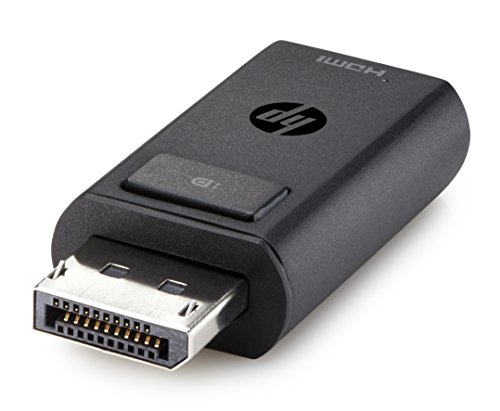 HP DisplayPort to HDMI 1.4 Adapter - Adaptador para Cable (DisplayPort, HDMI, Macho/Hembra, Cobre, Negro)