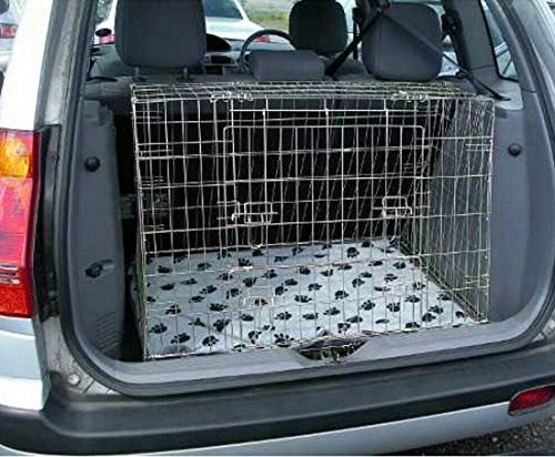 Hyundai Matrix perro cachorro mascota inclinado coche viaje entrenamiento caja jaula