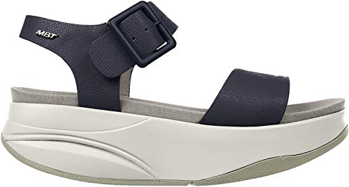 MBT Manni 2 W, Sandalias con Punta Abierta para Mujer, Azul (Dk Navy 1103n), 38 EU