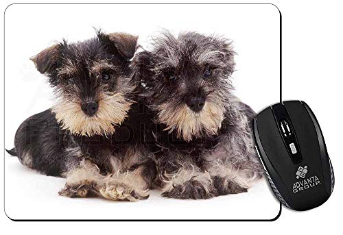 Schnauzer miniatura Perros Estera del ratÃ³n del ordenador regalo de Navidad de l