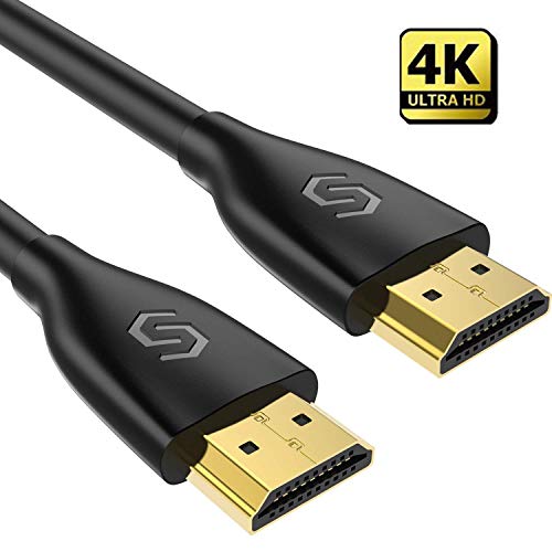 Syncwire Cable HDMI 2.0 de alta velocidad 2M - Ultra HD 4k HDMI 18 Gbps Compatible con Fire TV, Apple TV, Ethernet, Retorno de Audio, vídeo UHD 2160p, HD 1080p, 3D, Playstation PS3 PS4 PC