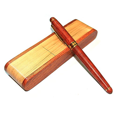 (Wooden pen) - Farsler New Year Gift ECO-Friendly Creative Full Wooden Ballpoint Pen With Nice Wooden Box Business Gifts