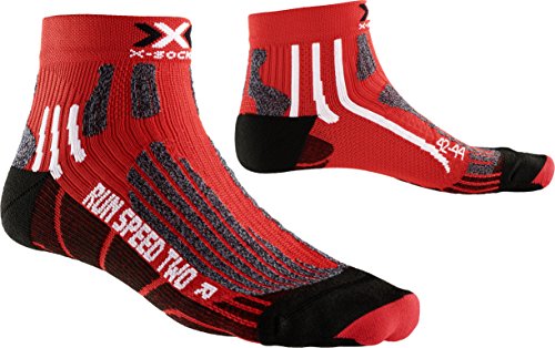 X-Bionic X020432 R018 Calcetin, Unisex Adulto, Rojo/Negro, 35/38