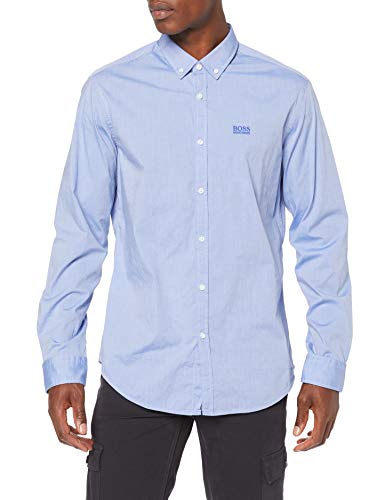 BOSS Biado R Camisa, Azul (Medium Blue 423), Large para Hombre