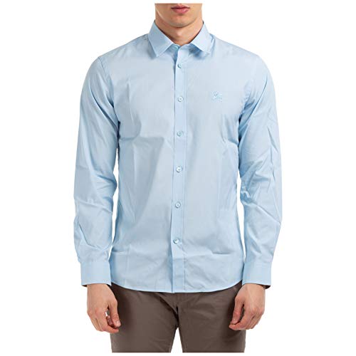 BURBERRY Hombre Camisa Pale Blue XL