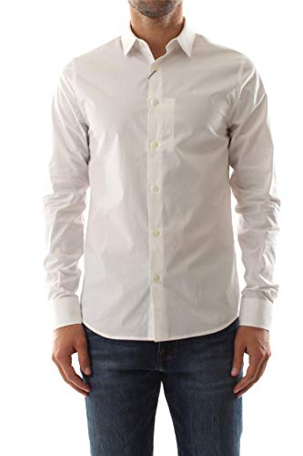 Calvin Klein J30J312439 Camisa Hombre Blanco XXL