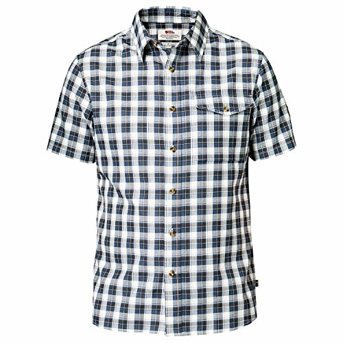 FJÄLLRÄVEN Singi Shirt SS M Camisa, Hombre, Uncle Blue, XL