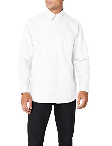 Fruit of the Loom Oxford - Camisa Hombre, Blanco (Weiß - Weiß), XXX-Large