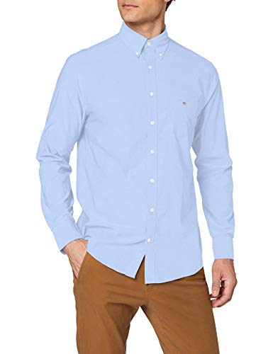 GANT The Broadcloth Reg BD Camiseta Deporte, Azul (Hamptons Blue), X-Large para Hombre