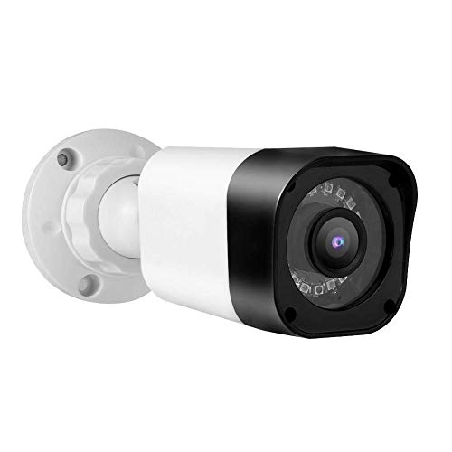 KJDFN Buena 1080p HD inalámbrico for Exteriores Smart Home cámara de visión Nocturna con, Impermeable Bala analógico CCTV DVR de cámaras de Seguridad TVI/AHD/CVI/CVBS IP66 (1080P) cámara de víde