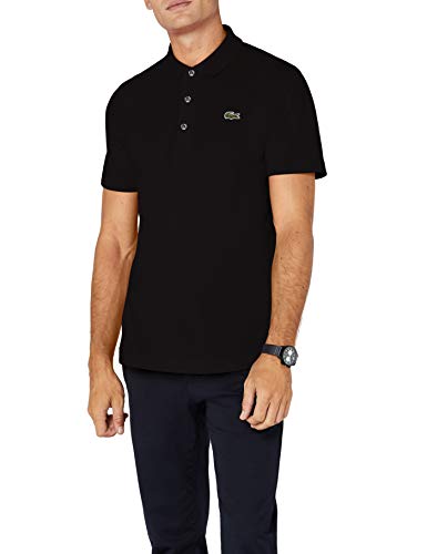 Lacoste L1230, Polo de Manga Corta para Hombre, Negro (Noir), XL (Talla del fabricante: 6)