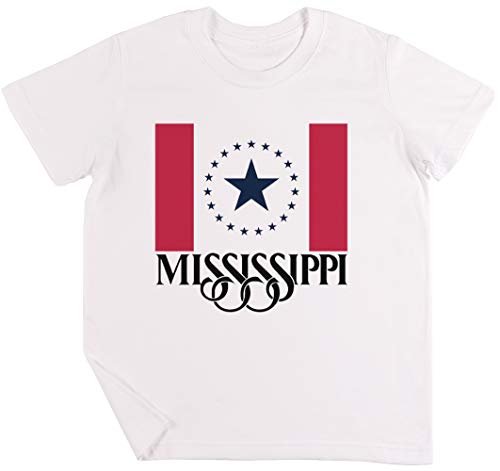 Mississippi - Stennis Niños Chicos Chicas Unisexo Camiseta Blanco