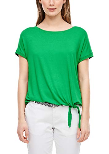 s.Oliver 04.899.32.6071 T-Shirt Kurzarm Camiseta, Verde, 46 para Mujer