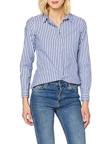 Springfield 4.FQ. Slim Fit Camisa, Multicolor (Multicolor 15), 34 (Tamaño del Fabricante: 34) para Mujer