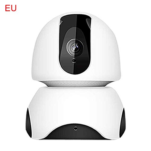 TYGJ Full HD WiFi Cámara de Seguridad IP inalámbrica Vigilancia panorámica Inclinación Cámaras Baby Monitor Seguridad para el hogar with Visión Nocturna and Audio Bidireccional