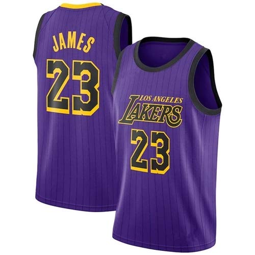 Victorem Lebron James #23 Camiseta de Baloncesto para Hombres - NBA Lakers, Nuevo Tela Bordada Camiseta Deportivas de Jersey Swingman (Tamaño: S-XXL)