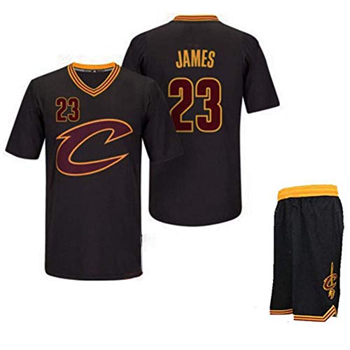 YB-DB Cleveland Cavaliers 23# Lebron James Uniforme sin Mangas Competición Deportes Chaleco de Las Estrellas de Baloncesto Jersey Uniformes del Equipo de Aficionados (Tamaño: S-XXL),L (75kg~85kg)