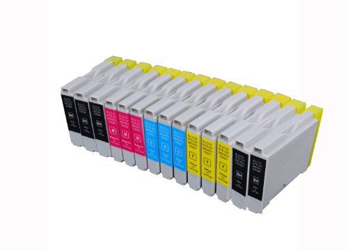 14 Multipack de alta capacidad Brother LC-1000 , LC-970 Cartuchos Compatibles 5 negro, 3 ciano, 3 magenta, 3 amarillo para Brother DCP-110C, DCP-115C, DCP-117C, DCP-120C, DCP-130C, DCP-135C, DCP-150C, DCP-153C, DCP-310CN, DCP-315CN, DCP-330C, DCP-340CW, D