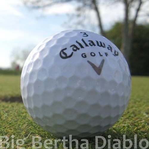 50 CALLAWAY BIG BERTHA DIABLO PELOTAS DE GOLF RECUPERADAS / LAKE BALLS - CALIDAD AAA / AA (A / B GRADE)