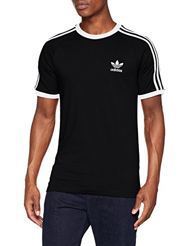 adidas 3-Stripes tee T-Shirt, Hombre, Black, S