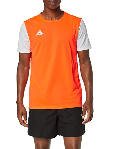 adidas Estro 19 JSY Camiseta de Manga Corta, Niños, Solar Orange, L