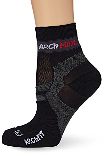 Arch Max Archfit Calcetines Deportivos, Hombre, Negro, XL (45-48)