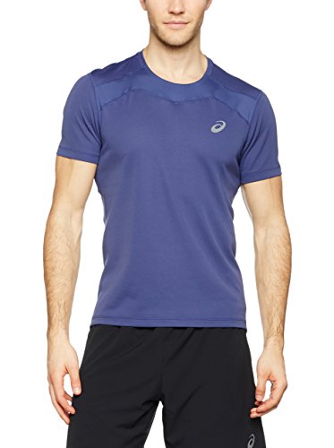 ASICS Camiseta Manga Corta Race Azul S