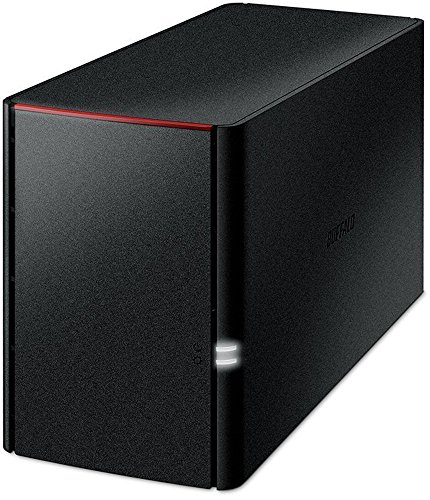 Buffalo LinkStation 220 - Unidad Raid (Negro, Armada 370, DDR3, Serial ATA II, 2.5/3.5, 0, 1, JBOD)