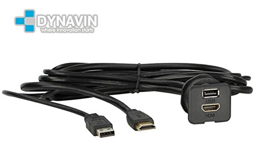 CAB-USB.107 - Alargador, prolongador de cable hdmi y usb para instalacion en casa, garage, automoviles, autocaravanas. Especial para taller de car audio