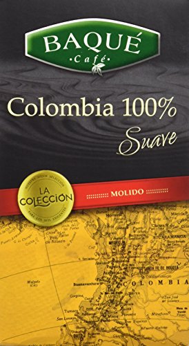 Cafés Baqué Café Molido La Colección Colombia 100% - 250 gr - [Pack de 4]