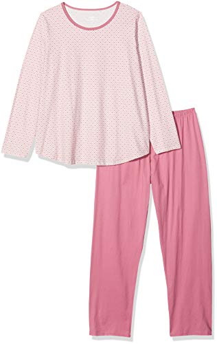 Calida Cosy Jersey Fun Conjuntos de Pijama, Rosa (Cassis 293), S para Mujer