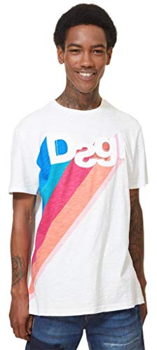 Desigual - Camiseta Claudio blanco L