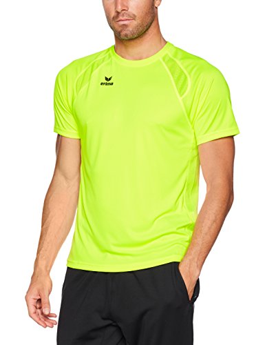 erima Performance - Camiseta para Hombre, Hombre, Camiseta, 8080723, Amarillo Fluorescente, Medium