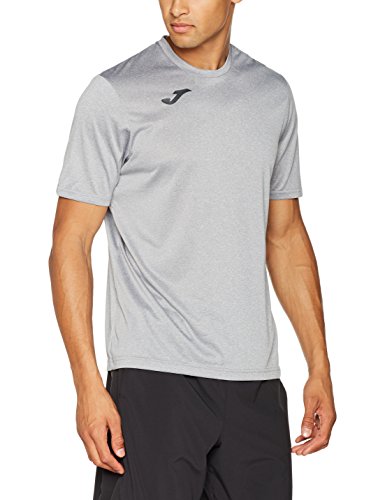 Joma Combi Camiseta Manga Corta, Hombre, Gris (Melange Claro), S