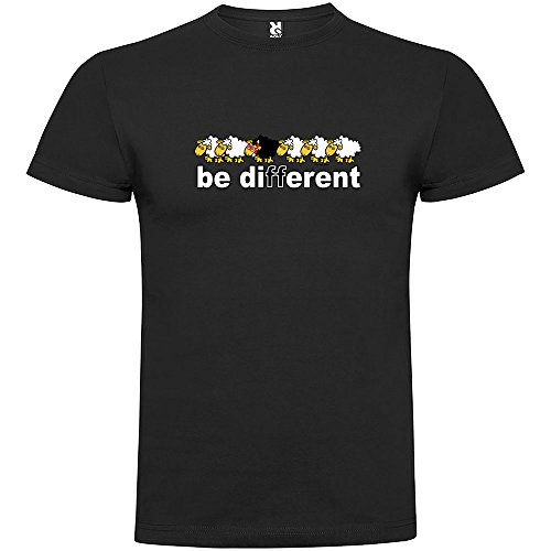 kruskis Camiseta Buceo Be Different Dive Manga Corta Hombre Negro M