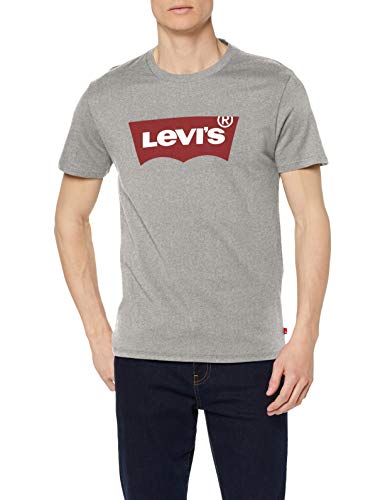 Levi's Graphic Set-In Neck, Camiseta para Hombre, Gris (C18976 Graphic H215 Midtone Htr Grey Graphic H215-Hm 36.2 138), X-Large