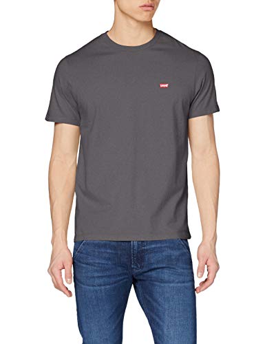 Levi's The Original Camiseta, Gris (Hm Patch OG tee Forged Iron 0004), Large para Hombre