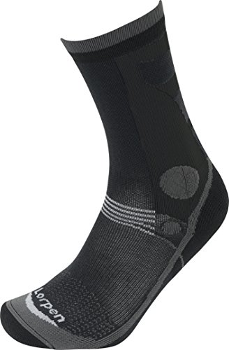 Lorpen T3 Light Calcetines de senderismo para hombre, Hombre, T3LM, negro, medium