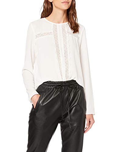 Morgan 192-olilo.f Camiseta de Manga Larga, Blanco (Off White Off White), 40 (Talla del Fabricante: T40) para Mujer