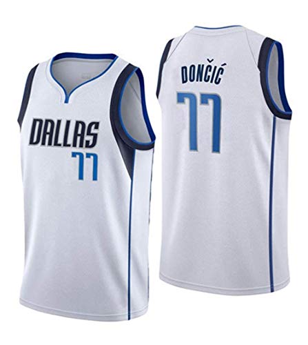 MTBD Hombre Doncic Bordado Jersey Mavericks de Camiseta para de Adulto 77