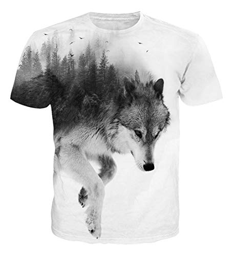 Newistar - Camiseta de manga corta unisex con estampado 3D para verano XXL -  -  X-Large