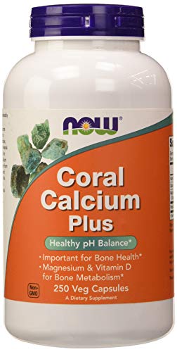 Now Foods Coral Calcium Plus, 250 Cápsulas, Pack de 1