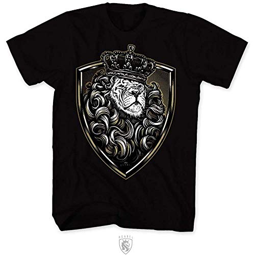 OG ABEL Ogabel Men's Crown Shield SS T Shirt Black Tattoo Ink Urban Hip Hop Ar