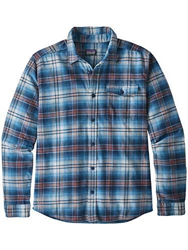 Patagonia M's Sportswear Camisa para Hombre, Hombre, Camisa, 54020-BELB-S, Bad Ombre/Lumi Blue, S