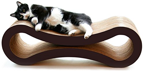 PetFusion Salón rascador para Gato (86 por 27 por 27 cm), [Cartón y construcción Superiores]. -