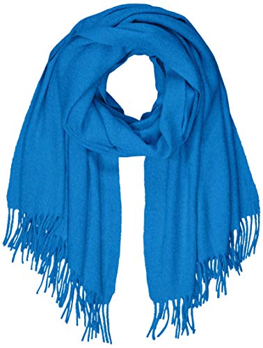 PIECES Pcjira Wool Scarf Noos Bufanda, Azul (Victoria Blue Victoria Blue), Talla única para Mujer