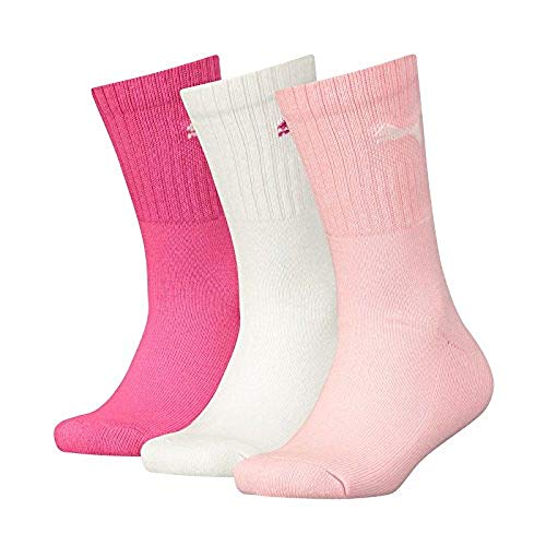 Puma Sport Junior 3P Calcetines, Unisex niños, Pink Lady, 027