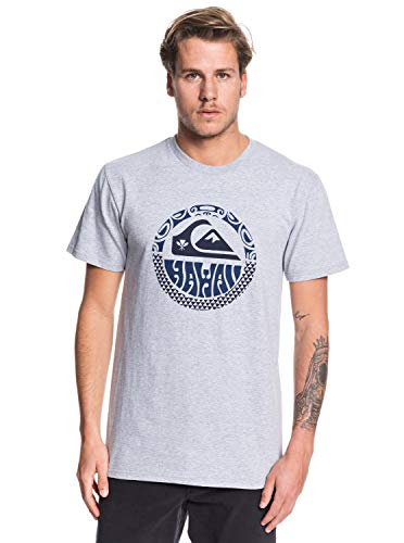 Quiksilver Hi Sixty - Camiseta para Hombre - Gris - Large