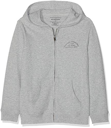 Quiksilver Stone Age Romeo Top, Niños, Light Grey Heather, L